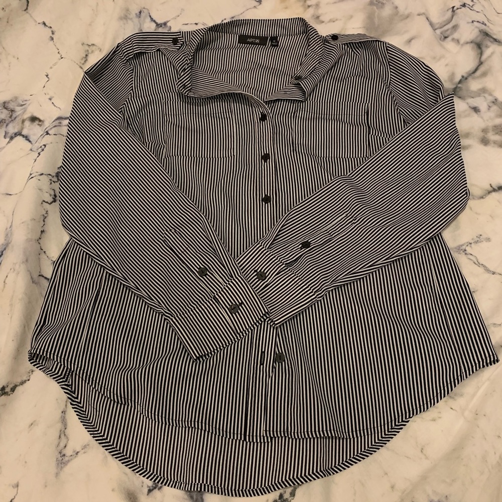 Long sleeve button down blouse